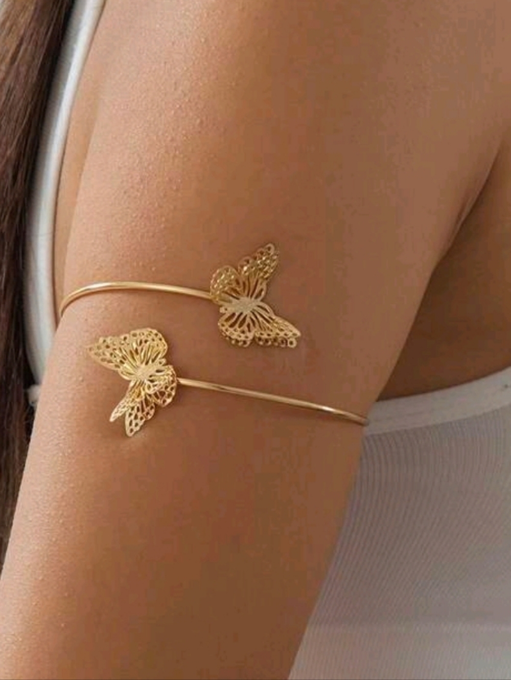 NWT, Gold Butterfly Arm Cuff Bracelet